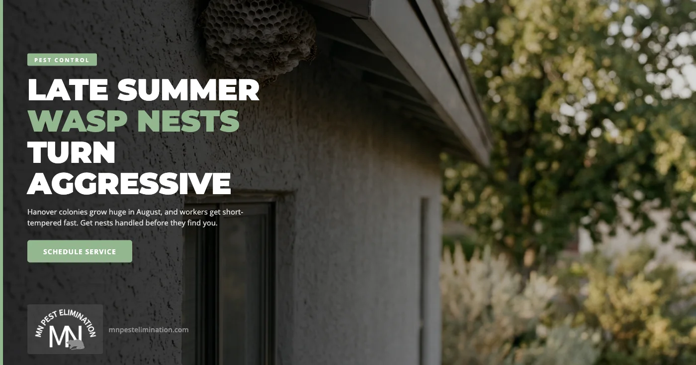 Late Summer Wasps & Yellowjackets in Hanover, MN