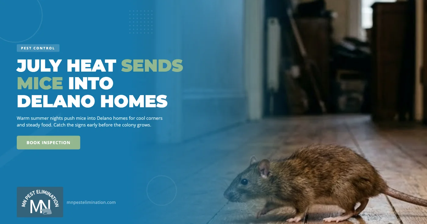 Mid-Summer Rodent Activity in Delano, MN: Why Mice Move Indoors During July Heat